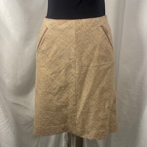 Banana Republic Tan A-Line Skirt